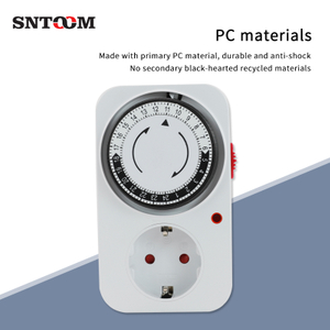 Interruptor de temporizador mecânico padrão britânico de economia de energia automática de 24 horas