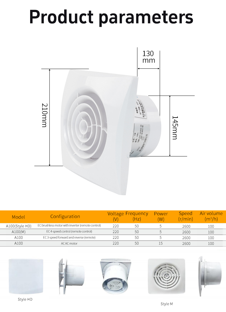 Sta100-HQ Janela Par&acirc;metro do ventilador