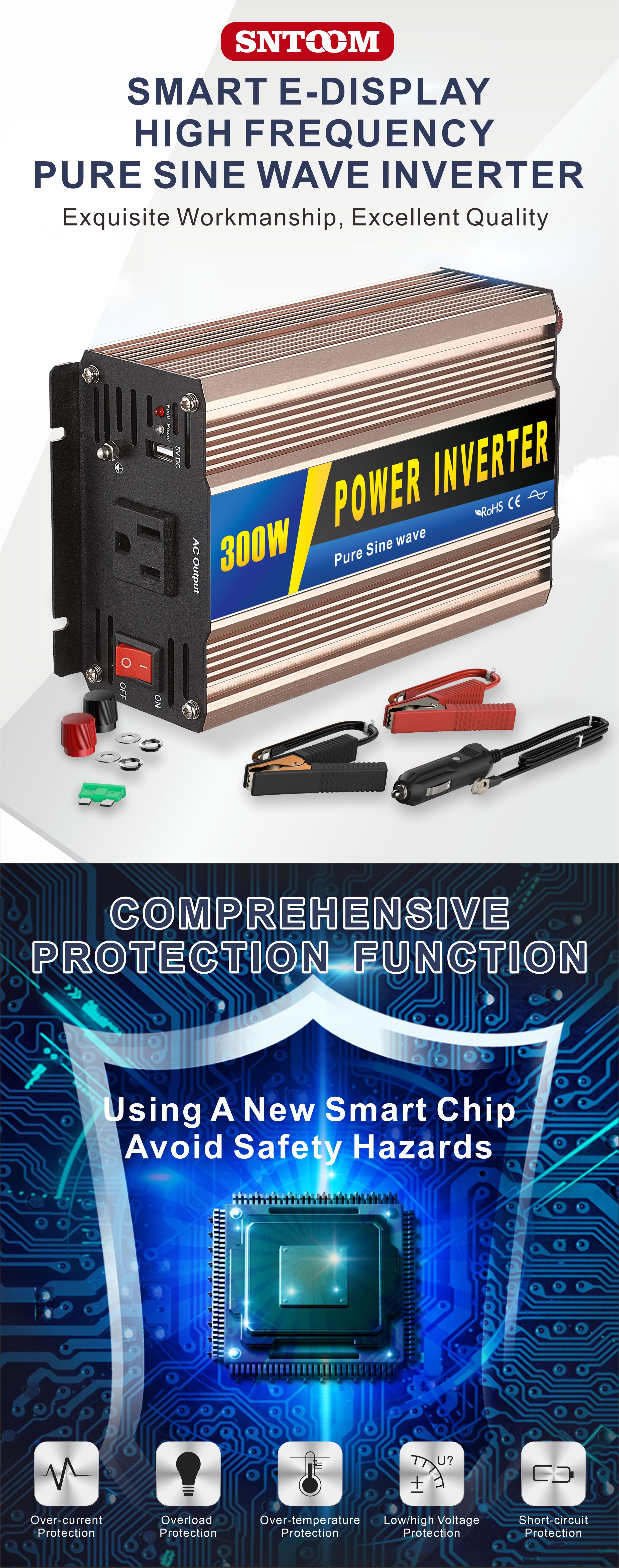 Inversor com bateria