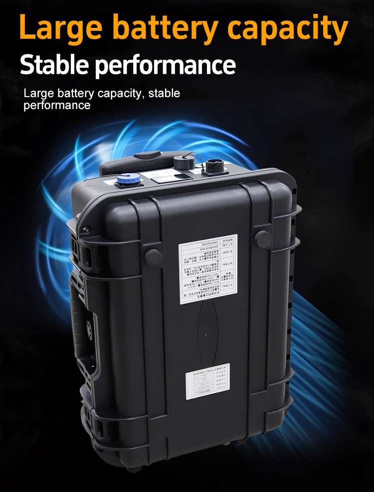 O extrator de fuma&ccedil;a tem uma grande capacidade de bateria que 