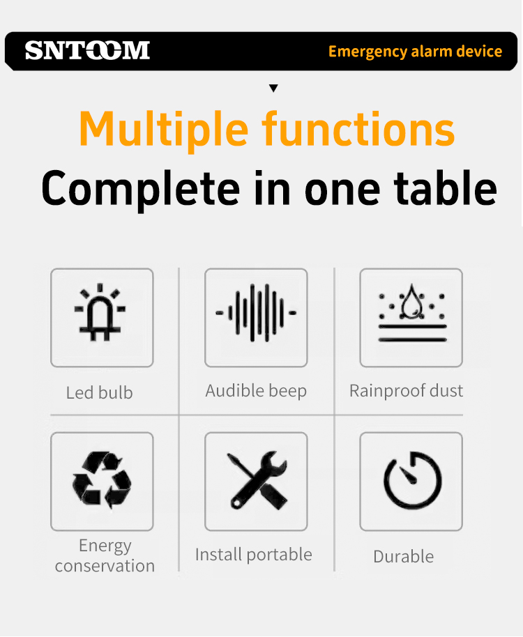 de alarme de emerg&ecirc;ncia, aviso de penetra&ccedil;&atilde;o forte 