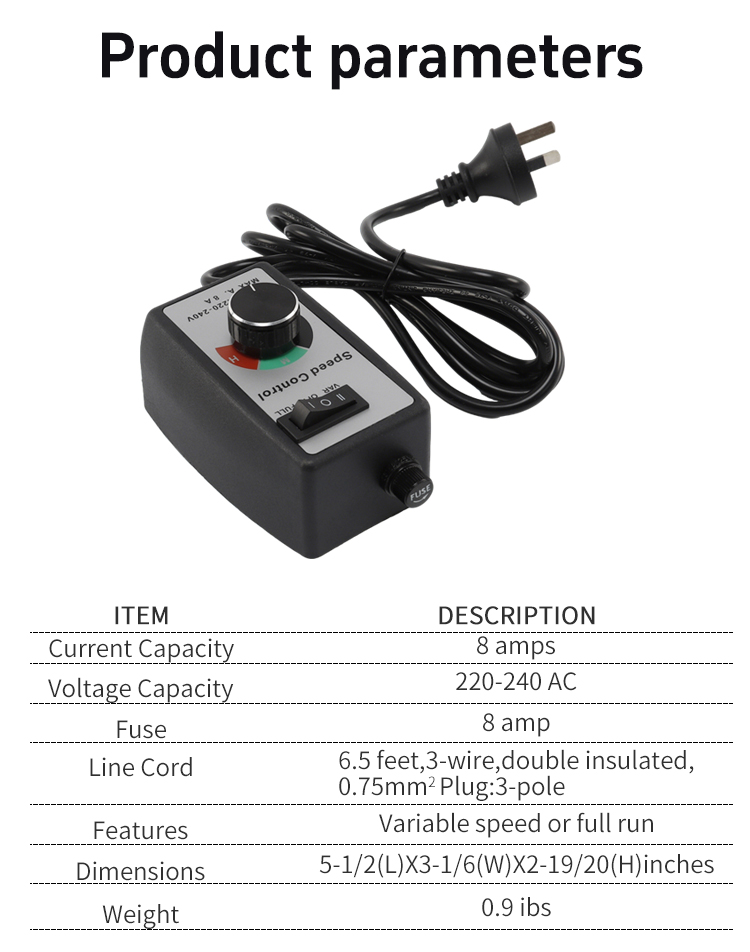 Controlador de velocidade