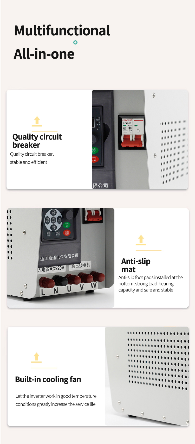 Conversor de conversor espec&iacute;fico do liquidificador conversor de frequ&ecirc;ncia multifuncional