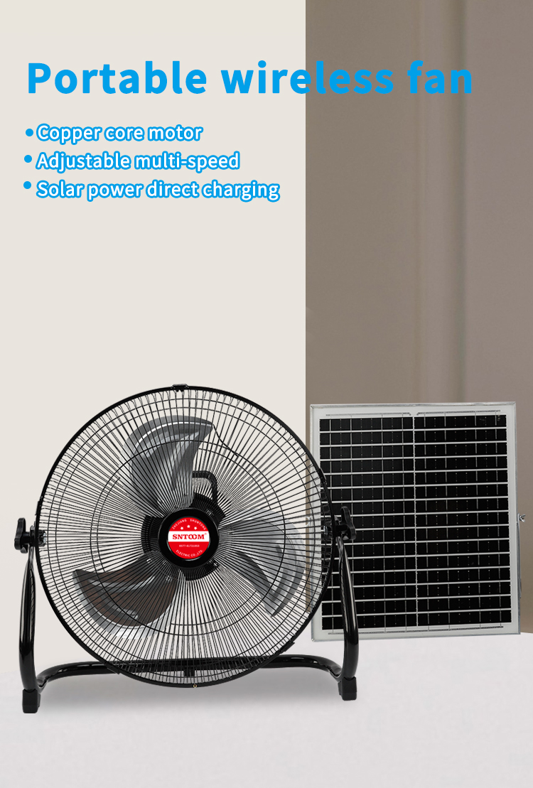 Ventilador de piso solar (11) 