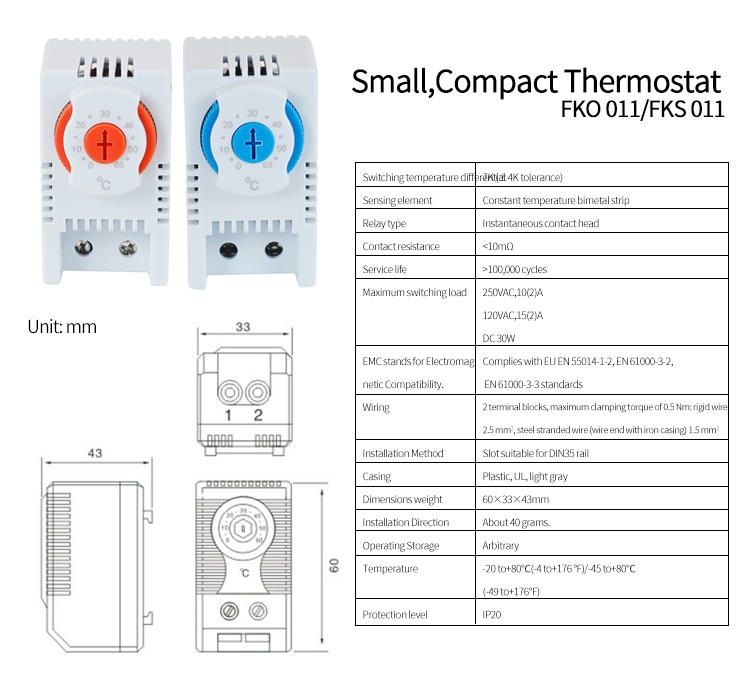 KTO 011, KTS 011 Tabela de par&acirc;metros 