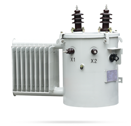 11KV Transformador imerso de &oacute;leo montado em coluna monof&aacute;sico