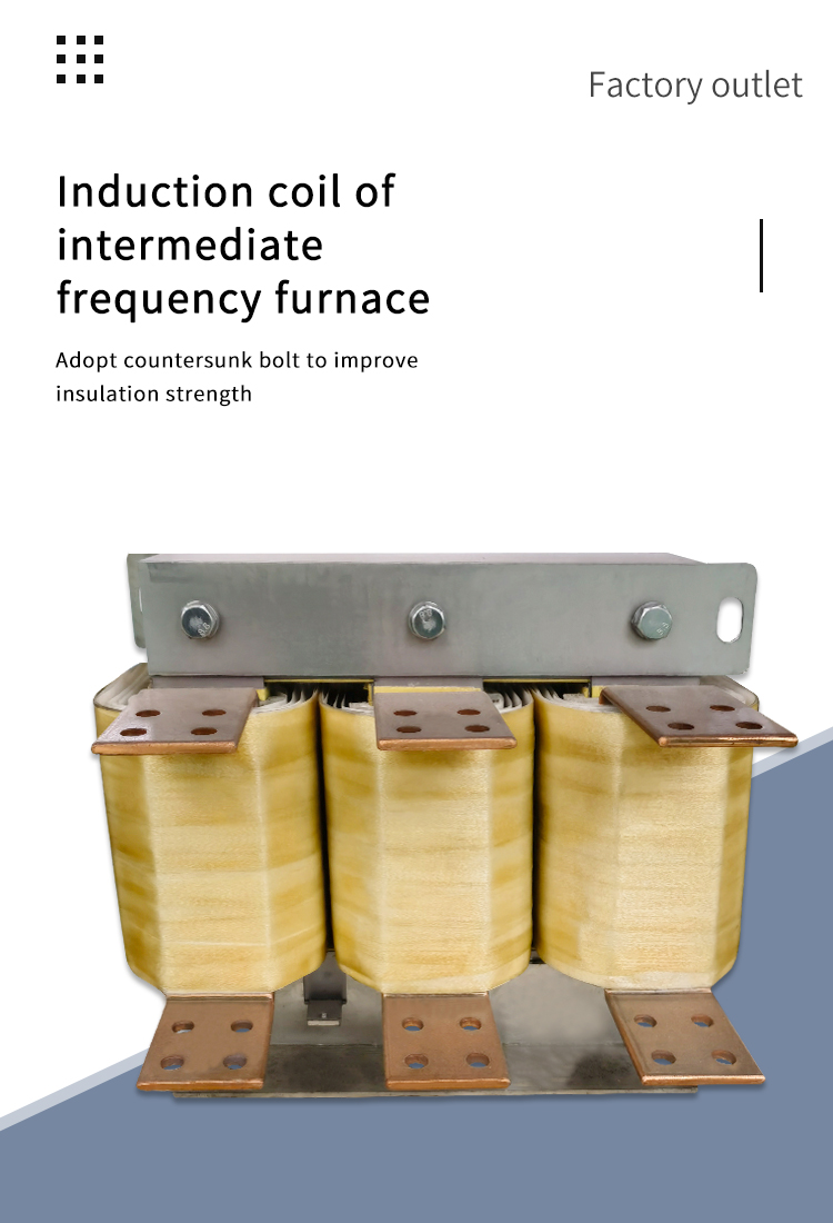 Bobina de infilo de forno de frequ&ecirc;ncia intermedi&aacute;rio